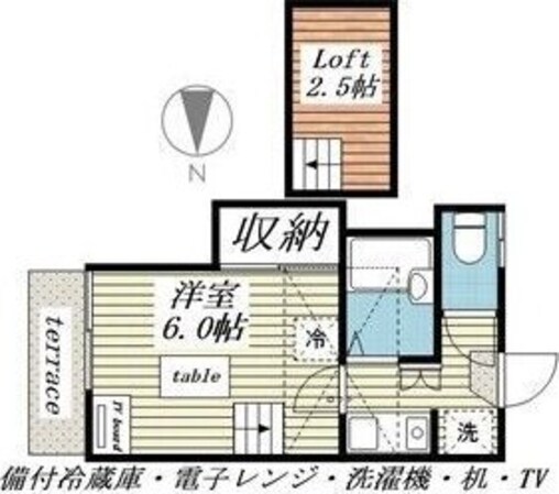 青山第8レジデンスの物件間取画像